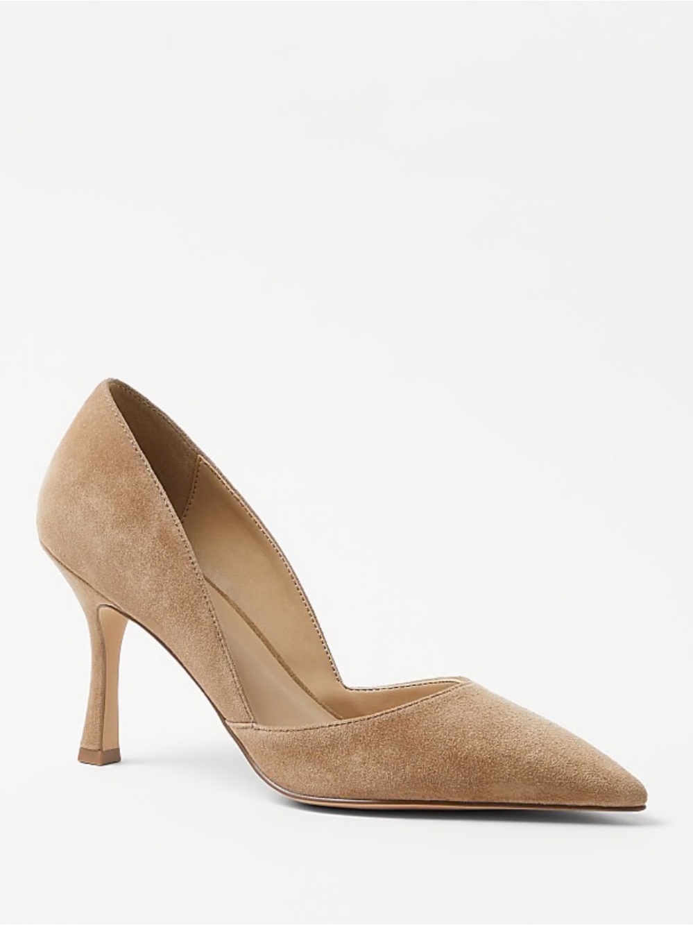 Ann Taylor Tan Suede Heels - Size 8.5